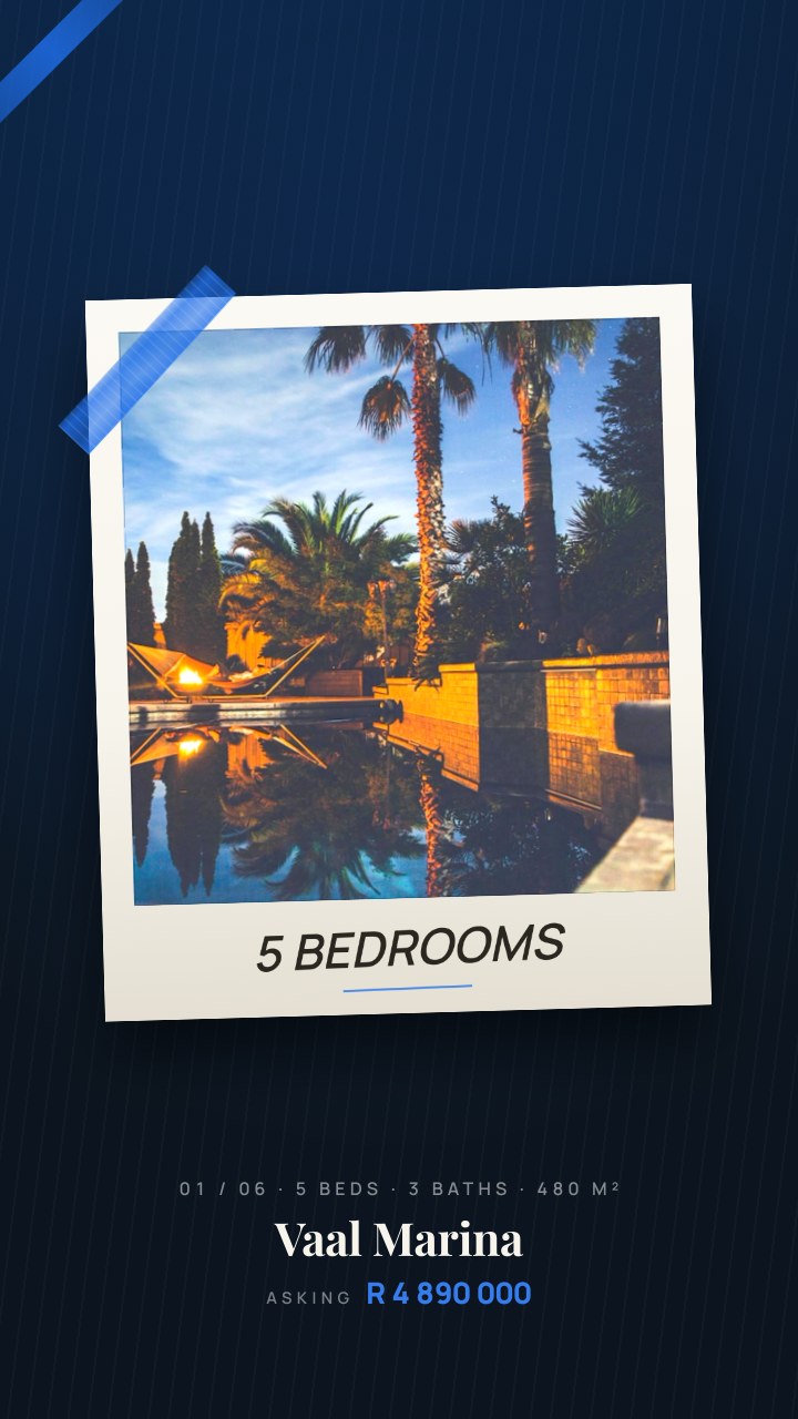 Prints — The photographs are dealt onto a dark table as prints, each landing with a little rotation and a handwritten room name.